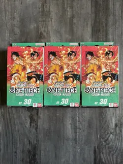 LOT OF 3 DECKS Bandai One Piece Card Game Starter Deck EX Luffy & Ace ST-30 - Image 1
