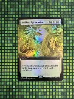 MTG Brilliant Restoration #434 Foil Ext. Art Rare Kamigawa: Neon Dynasty (NEO) - Image 1