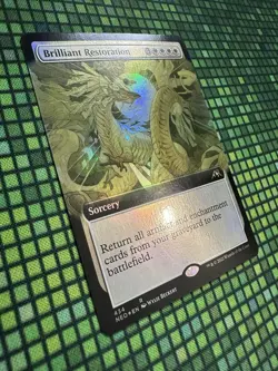 MTG Brilliant Restoration #434 Foil Ext. Art Rare Kamigawa: Neon Dynasty (NEO) - Image 2
