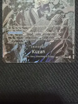 2025 One Piece Legacy Of The Master Kuzan OP10-082 SR Alt Art SP - Image 3