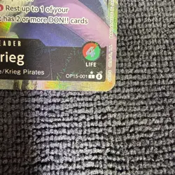 ONE PIECE ENGLISH Krieg (Alt Art Leader) OP15-001 Adventure on KAMI's Island - Image 5