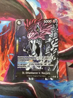 One Piece St. Ethanbaron V Nusjuro OP13-080 R Alt Art Carrying On His Will - Image 1