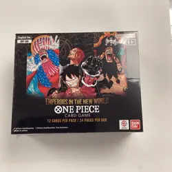 ONE PIECE EMPERORS IN THE NEW WORLD ENGLISH BOOSTER BOX OP-09 Mint New Sealed - Image 1