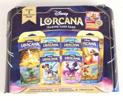 Disney Lorcana 2 Ready To Play Decks + 4 Booster Packs & Promo Card - Image 1