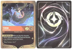 Disney Lorcana TCG Timon - Snowball Swiper 32/P3 Foil Winterspell Promo - Image 3