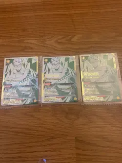 Union Arena Sakamoto Rare Battle WINNER X 2 and 1 X Non-Winner Set (3 Crads)!! - Image 1