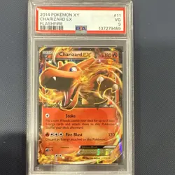 The Pokemon Company 2014 Charizard EX 11/106 Flashfire Holo English PSA 3 - Image 1