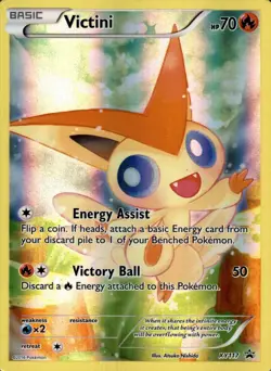Victini XY117 Holo Promo XY Promo Pokemon Lightly Played++ - Image 1