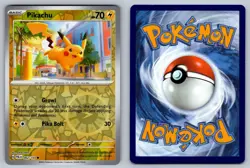 Pikachu 062/193 Reverse Holo Common Paldea Evolved Pokemon Near Mint - Image 3