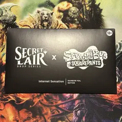 MTG Secret Lair Spongebob Squarepants Internet Sensation Rainbow Foil NEW SEALED - Image 1