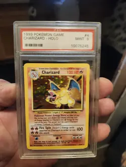 1999 Pokemon TCG Base Set Charizard Holo #4/102 PSA 9 English - Image 1