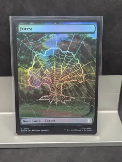 Forest #193 FULL ART FOIL X1 NM Marvel's Spider Man MTG - Image 1