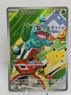 Bulbasaur 037 Me: Mega Evolution Promo Holo First Partner Pokemon TCG NM - Image 1