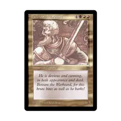 WOTC MtG Legends Barktooth Warbeard (U) EX - Image 1