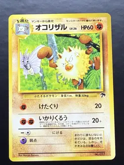 Pokemon Southern Island Japanese Primeape HP 60 Regular No.057 - Kimura 1996 - Image 3