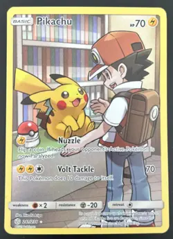 Pokemon TCG Pikachu Cosmic Eclipse 241/236 Holo Secret Rare - Image 1
