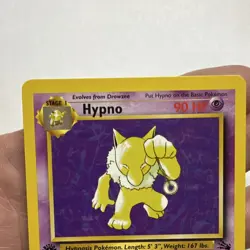 PERFECT WOTC Hypno 23/62 Fossil 1st Edition Rare 90 HP English 1999 Pokemon TCG - Image 2