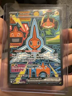Rotom EX 126/094 Me02: Phantasmal Flames Special Illustration Rare Pokemon TCG M - Image 1