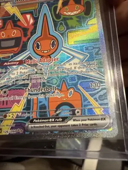 Rotom EX 126/094 Me02: Phantasmal Flames Special Illustration Rare Pokemon TCG M - Image 5