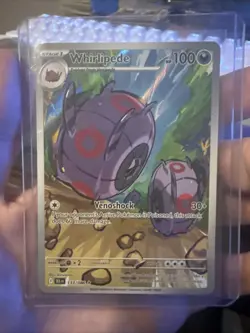 Whirlipede 133/086 Sv: Black Bolt Illustration Rare Pokemon TCG NM - Image 2
