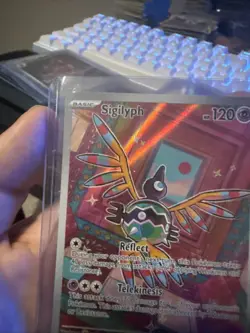 Sigilyph 121/086 Sv: White Flare Illustration Rare Pokemon TCG NM - Image 5