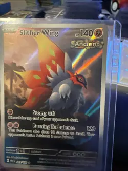 Slither Wing 203/182 SV04: Paradox Rift Illustration Rare Pokemon TCG NM - Image 3