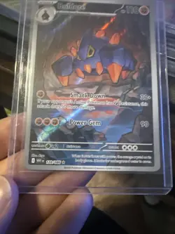 Boldore 128/086 Sv: White Flare Illustration Rare Pokemon TCG NM - Image 2