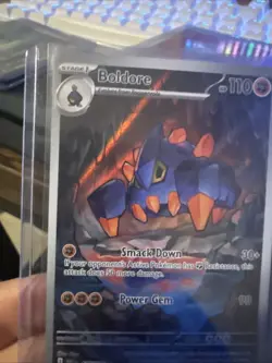 Boldore 128/086 Sv: White Flare Illustration Rare Pokemon TCG NM - Image 4