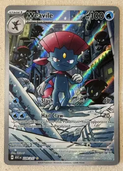 Pokemon TCG Weavile 228/217 Ascended Heroes Illustration Rare - Image 1