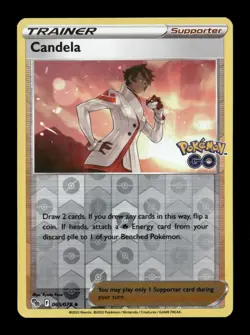 Candela 065/078 Reverse Holo Uncommon Pokemon GO NM Pokemon - Image 1