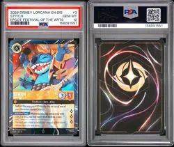 PSA 10 Stitch - Rock Star EPCOT Festival Of The Arts Promo - Disney Lorcana - Image 2