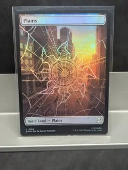 Plains #189 FULL ART FOIL X1 NM Marvel's Spider Man MTG - Image 1