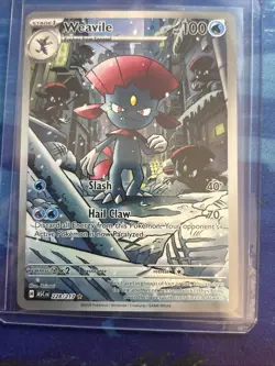 Pokemon TCG Weavile 228/217 Ascended Heroes Illustration Rare NM - Image 1
