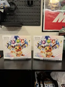Pokemon TCG Prismatic Evolutions Elite Trainer Box ETB Lot of 2 FACTORY SEALED - Image 1