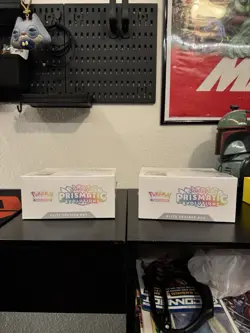Pokemon TCG Prismatic Evolutions Elite Trainer Box ETB Lot of 2 FACTORY SEALED - Image 2