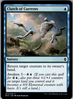Clutch of Currents (72) – Battle for Zendikar BFZ – MTG Magic the Gathering - Image 1