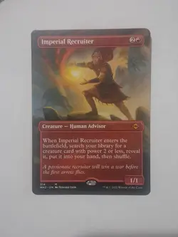 MtG Modern Horizons 2 Imperial Recruiter Borderless NM Magic the Gathering - Image 1