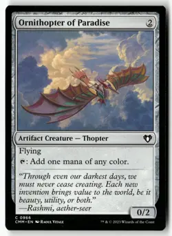 Ornithopter of Paradise 966 Common Commander Masters Magic: The Gathering NM - Image 1