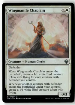 Wingmantle Chaplain 39 Dominaria United Uncommon Foil NM - Image 1