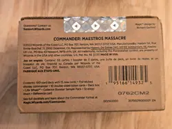 Maestros Massacre Commander Deck New Capenna MTG Sealed Minimal Pkg - Image 2