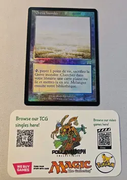 "Greve Inondee" French Flooded Strand Onslaught Foil MTG LP To MP - Image 1