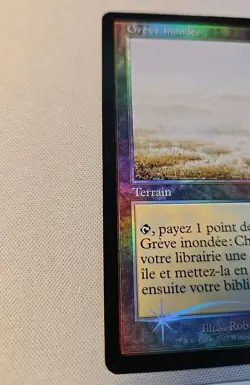 "Greve Inondee" French Flooded Strand Onslaught Foil MTG LP To MP - Image 2
