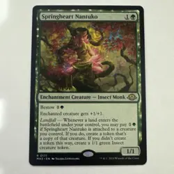 MTG Modern Horizons 3 Springheart Nantuko #171 Rare English Magic Card NM - Image 1