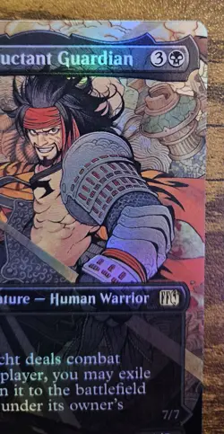 Jecht, Reluctant Guardian / Braska's Final Aeon - Borderless - Foil - Rare - NM - Image 4