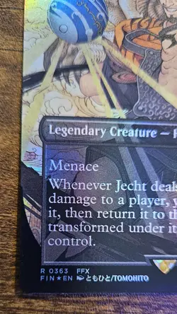 Jecht, Reluctant Guardian / Braska's Final Aeon - Borderless - Foil - Rare - NM - Image 5