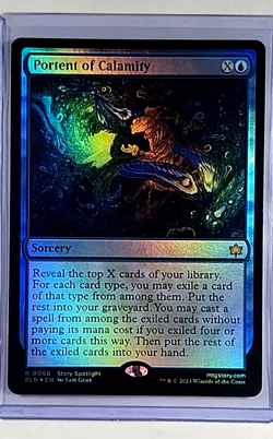 2024 MTG Magic The Gathering BLB Bloomburrow Foil #66 Portent of Calamity - Image 1