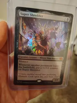 MTG Super Shredder Teenage Mutant Ninja Turtles Foil NM - Image 1