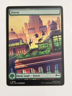 Set of 5 Full Art Lands - MTG - TMNT - Image 2