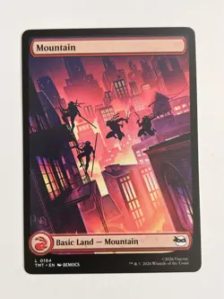 Set of 5 Full Art Lands - MTG - TMNT - Image 3