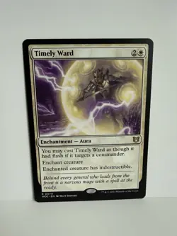 Timely Ward 79 Rare Commander: Wilds of Eldraine Magic: The Gathering Near Mint - Image 1